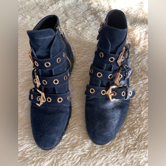 Sol Sana Ankle Boots with Gold Buckles - Picture 4 of 11